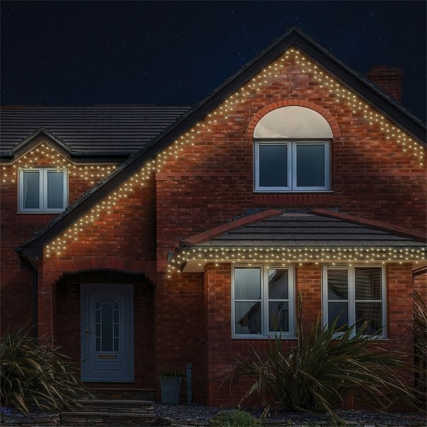 Eagle Connect Icicle lights Black Rubber 60/40/20 Drop  5M