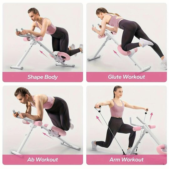 Havendro New Adjustable Ab Trainer Foldable Machine For Abs Workout At Home Gym