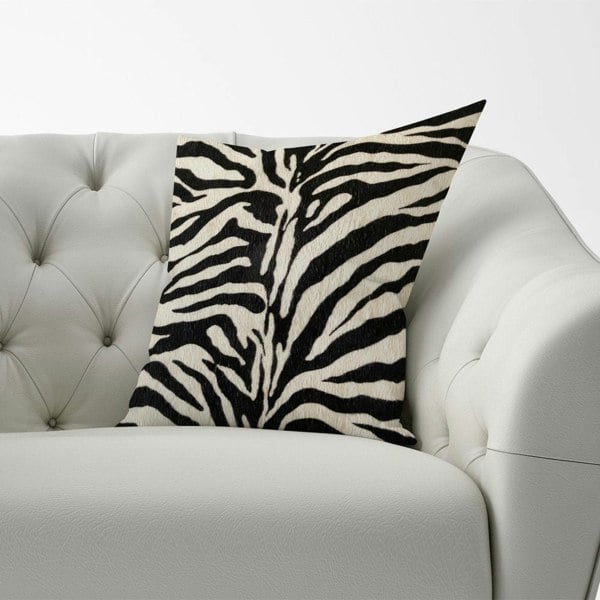 Warren Reed White Tiger Print Cushions 20% Discount