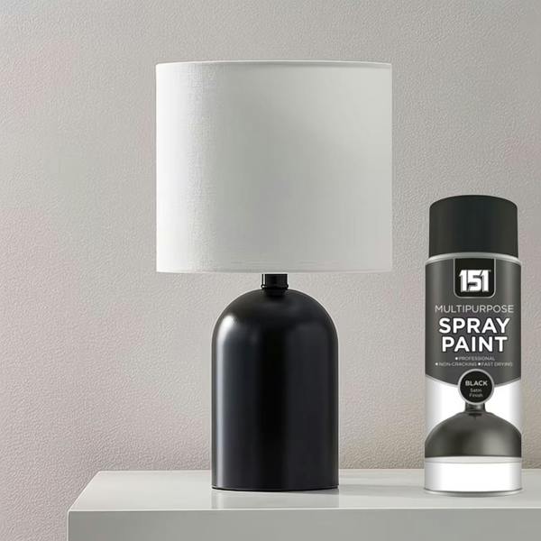 151 5X 151 Black Satin Spray Paint 400ml
