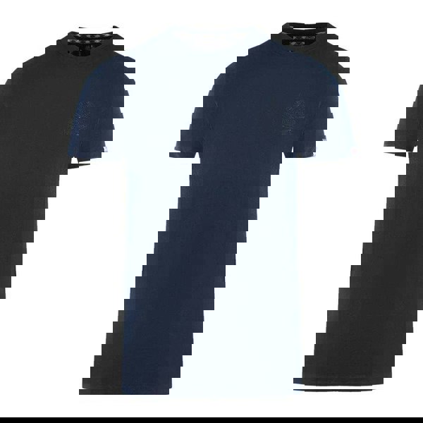 Aquascutum Mens London Aldis Tonal Logo T-Shirt - Navy Blue