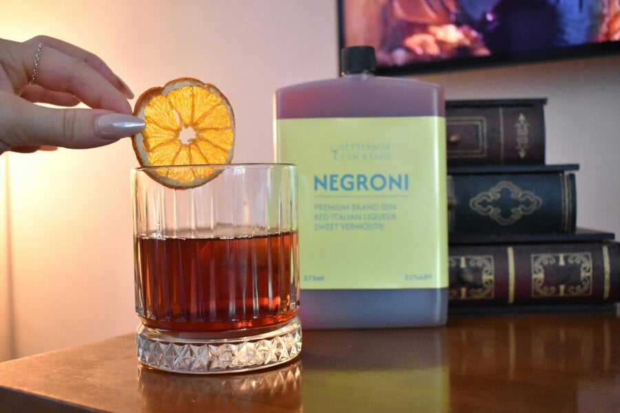 Letterbox Cocktails Mini Negroni – Premium Letterbox Cocktail Gift