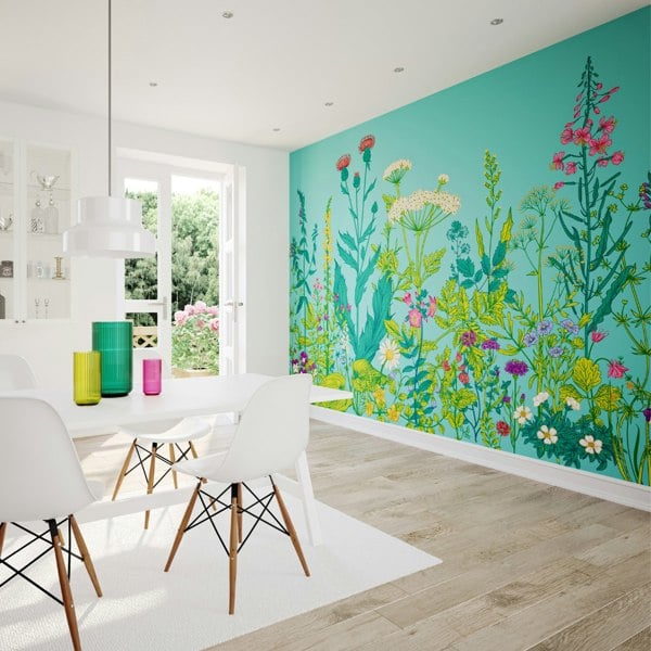 Origin Murals Botanical Fleur - Peacock
