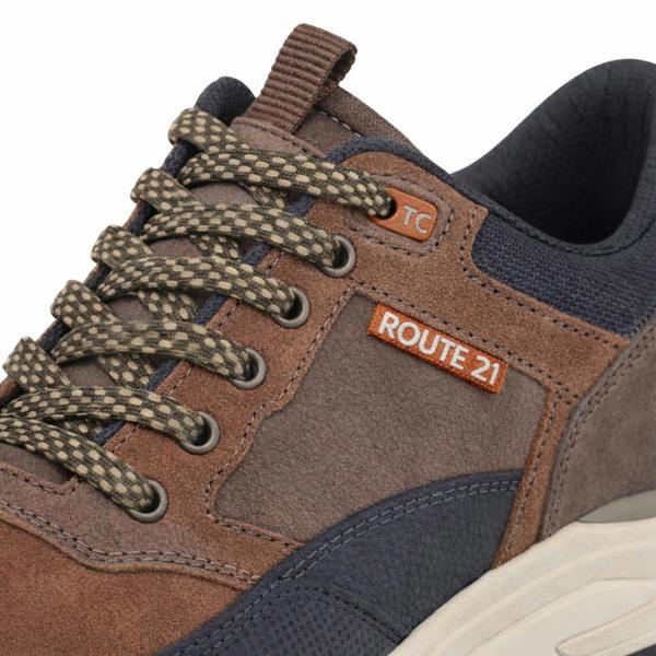 R21 Original M047 Casual Trainers   in  Brown