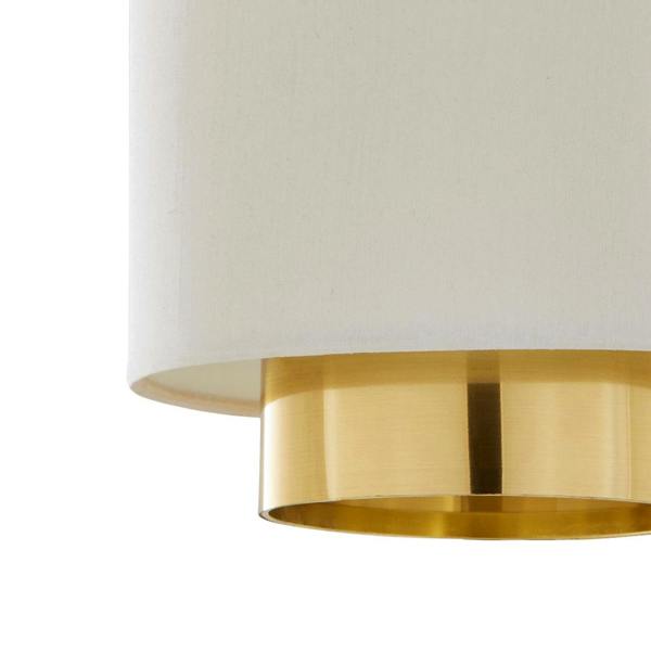 Pagazzi Lighting Zelina Grey and Gold Easy-Fit Pendant