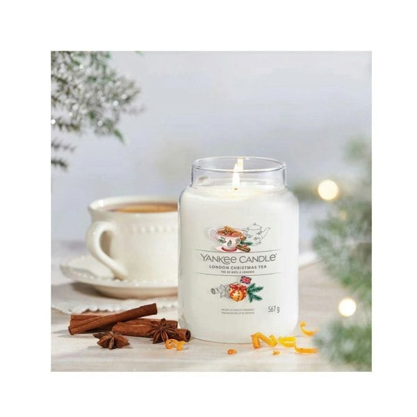 Yankee Candle Signature London Christmas Tea Large Jar 567g
