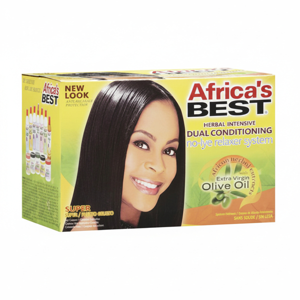 Africa's Best No-Lye Hair Relaxer Kit Super