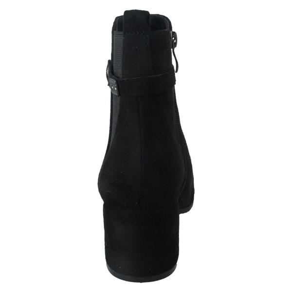 Spot On Ladies Spot On Wide Fit Zip Up Ankle Boots F51253