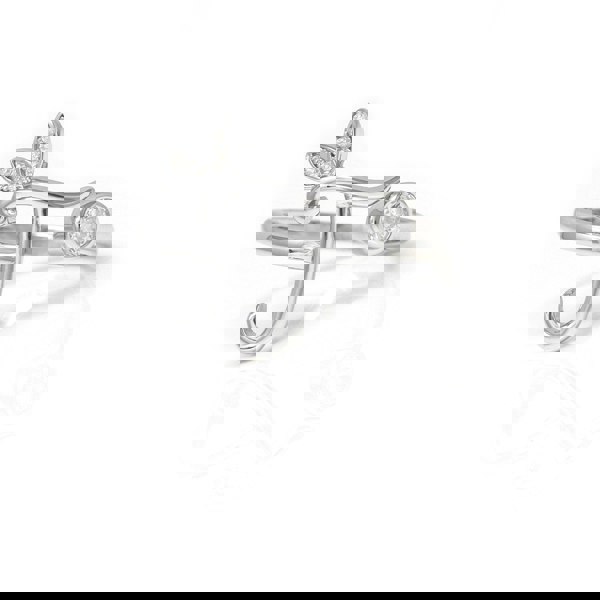 Say It With Adjustable Winged Initial Ring - Sterling Silver