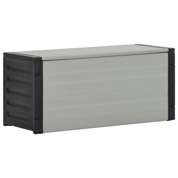 Berkfield Garden Waste Basket Grey 85x34x40 cm