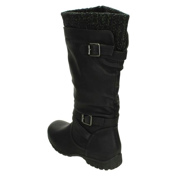 Spot On Ladies Spot On Casual Mid Calf Boots