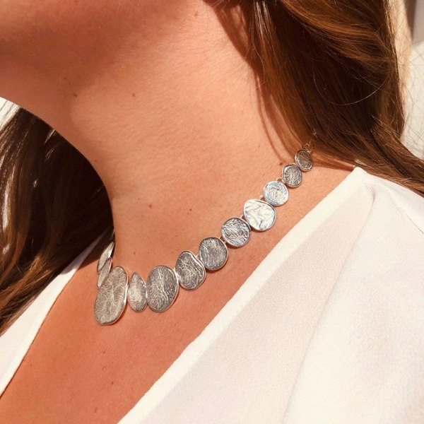 Sterling Silver Glimmer Necklace - Reeves & Reeves