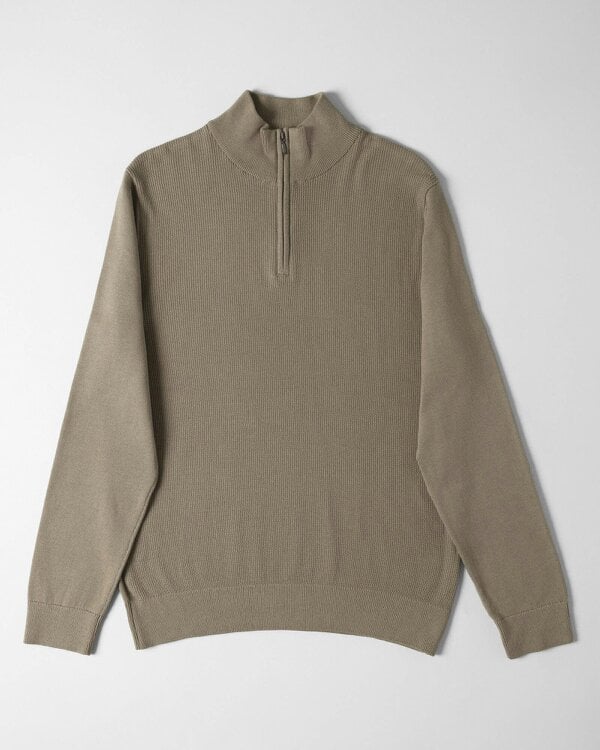 Steel & Jelly Knitted 1/4 Zip Jumper
