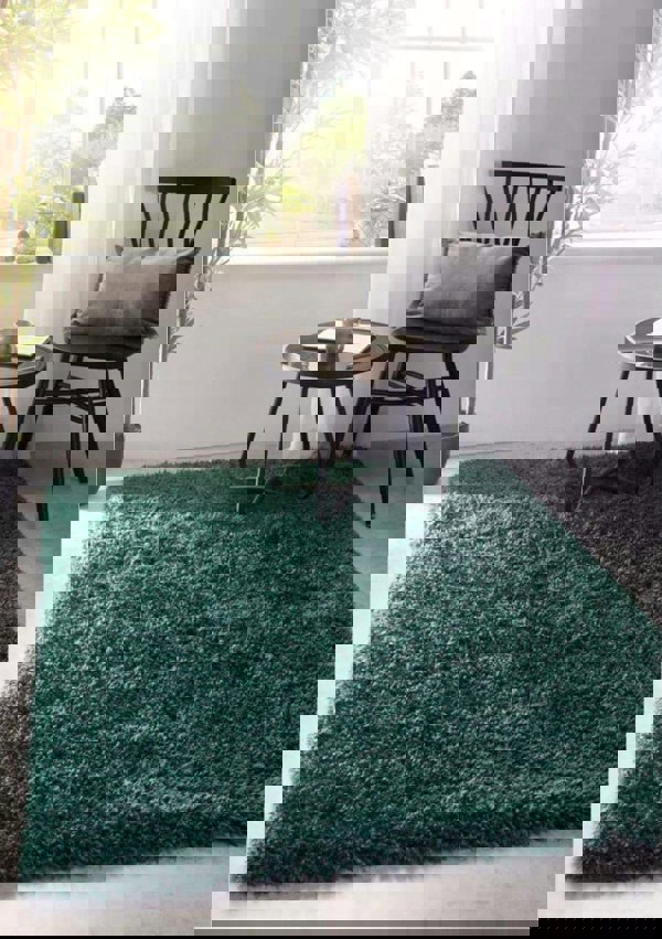 Chicago Forest Green Shaggy Rug |Luxurious Comfort |The Rugs