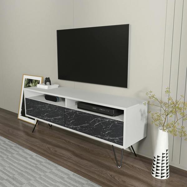 Decorotika Flay Modern Tv Stand TV Cabinet for TV's up to 65"