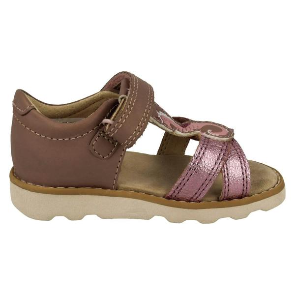 Clarks Girls Clarks Esmerelda Sea-Unicorn Motif Detailed Sandals Crown Brill T