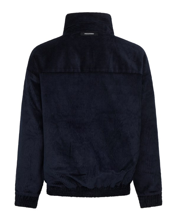 Frolickers Reversible Corduroy Bomber Jacket - Black / Navy