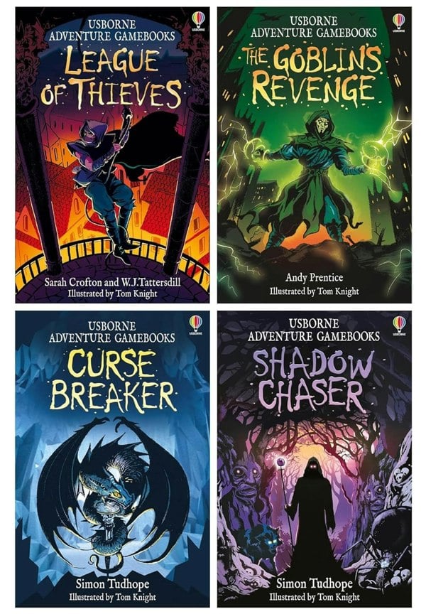 Adventure Gamebooks Series 4 Book Set (Shadow Chaser, Curse Breaker, The Goblin's Revenge & More)