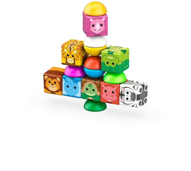 Geomag Magicube Blocks Stacking Safari 16 pieces