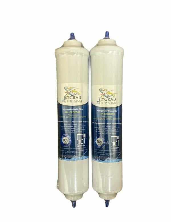 HYGRAD BUILT TO SURVIVE 2 pack 3 pack Fridge Water Replacement Filters For SAMSUNG DA29-10105J by HYGRAD