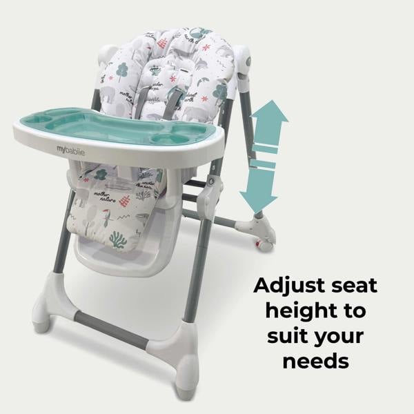 My Babiie MBHC8 Premium Highchair - Earth Child