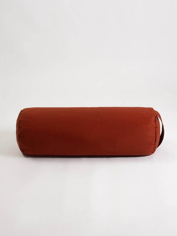 Yoga Studio Organic Cotton Buckwheat Lotus Meditation Bolster Cushion