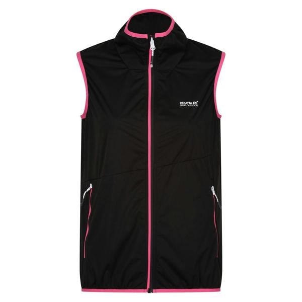 Regatta Womens/Ladies Body Warmer - Black/Flamingo Pink - 