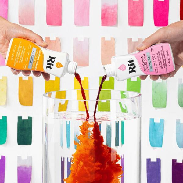 Rit All Purpose Liquid Dye - High Pigment Fabric Colouring Dyes 8oz