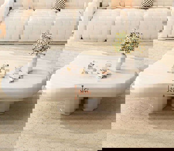 Quintus Coffee Table, Cream-Weilai Concept-Weilai Concept
