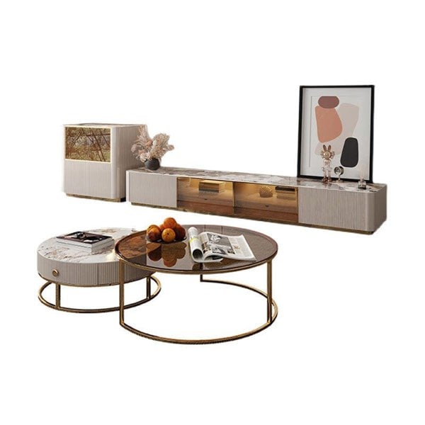 Eden II Living Room Coffee Table Set, TV Stand-Weilai Concept-Weilai Concept