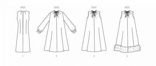 Simplicity Sewing Pattern 9848, Dresses, Vintage Style for Women, K5 (8-10-12-14-16) - Easy