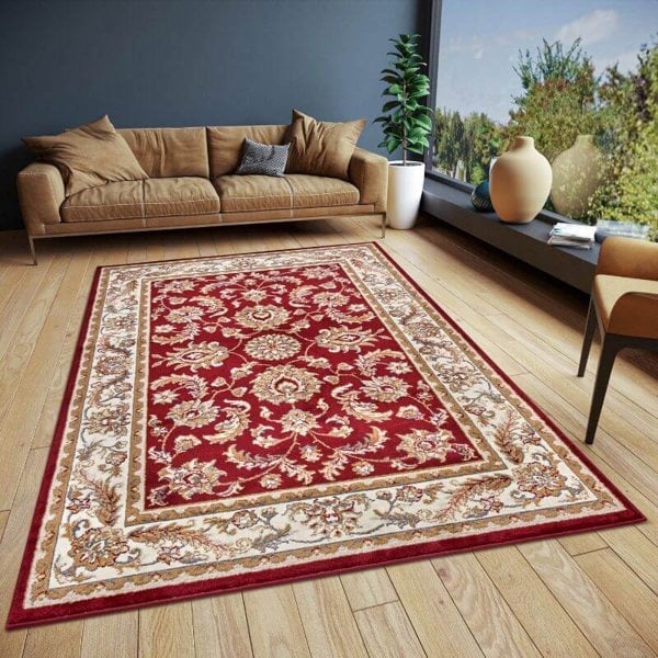 Oriental Short Pile Rug Reni Luxor Vintage Design