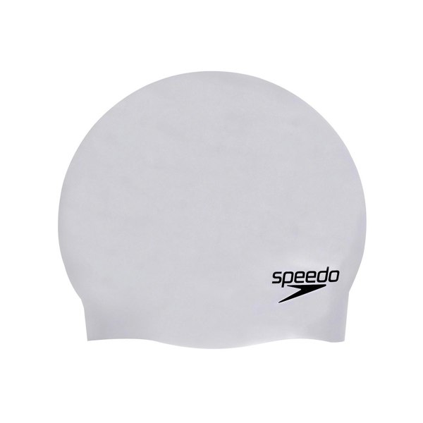 Speedo Unisex Adult 3D Silicone Swim Cap - Silver