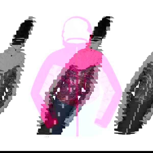 Mountain Warehouse Kids Storm II Extreme Galaxy Ombre Ski Jacket - Dark Pink