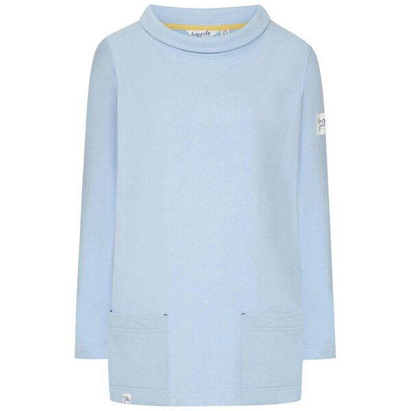 Lazy Jacks LJ94 - Plain Roll Neck Sweatshirt - Sky