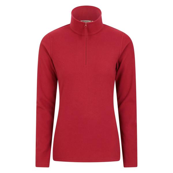 Mountain Warehouse Womens/Ladies Camber II Fleece Top - Red - 