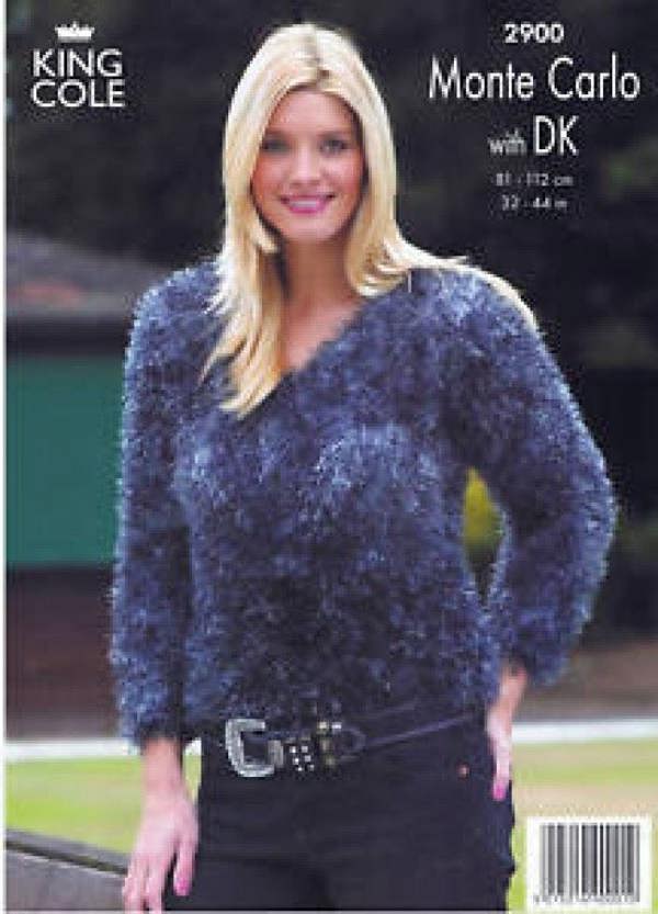 King Cole Knitting Pattern 2900, Waistcoats, Sweaters for Women, 32 inch - 44 inch - Easy