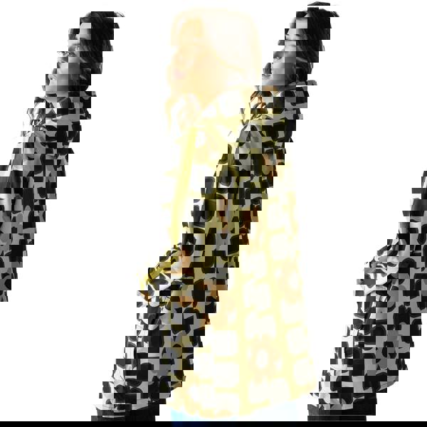 Regatta Womens/Ladies Orla Kiely Giant Square Flower Mid Length Waterproof Jacket - Monochrome - 