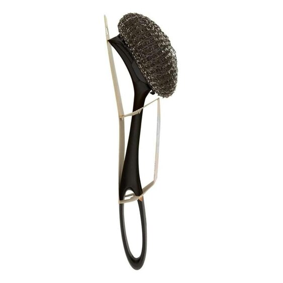 Dishmatic Scrubbee Solid Steel Handle Stainless Steel Scourer Head, 1 count