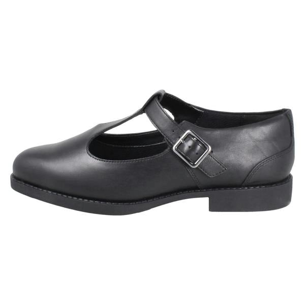 Clarks Girls Clarks Classic T-Bar School Shoes Tapa Hope