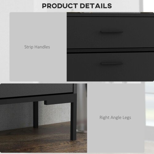 Wyld Haus Sopane Wooden Black Slim Shoe Cabinet With 3 Drawers For 12 Pairs