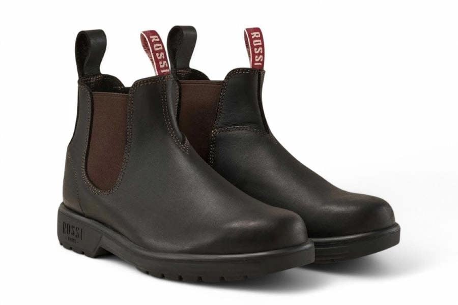 Rossi Boots Rossi 303 Endura Brown Leather Chelsea Boots