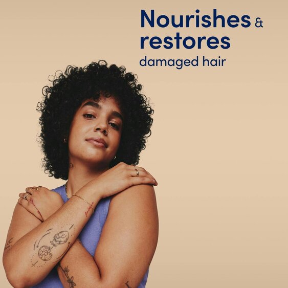 Dove Ultra Care Shampoo - Coconut & Restore 2x400 ml, Bio Restore Technology