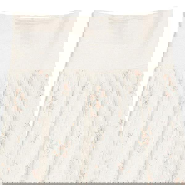 Mini Cuddles Baby Girls Floral Print 2pc Set, Off-White