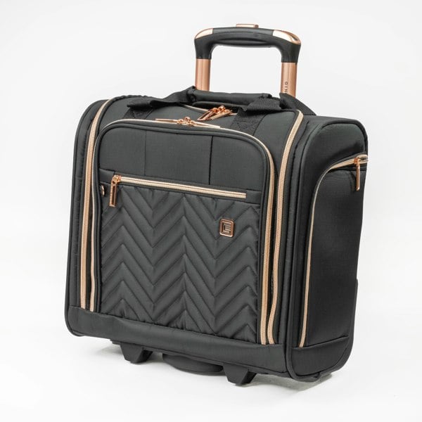 Gino Ferrari Biella 14" Soft Shell Cabin Case Under Seat Flight Bag Wheeled Luggage