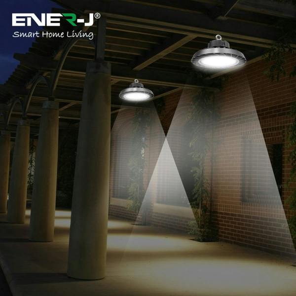 ENER-J 150W CCT & Power switchable UFO Highbay With Accessories for Reflector