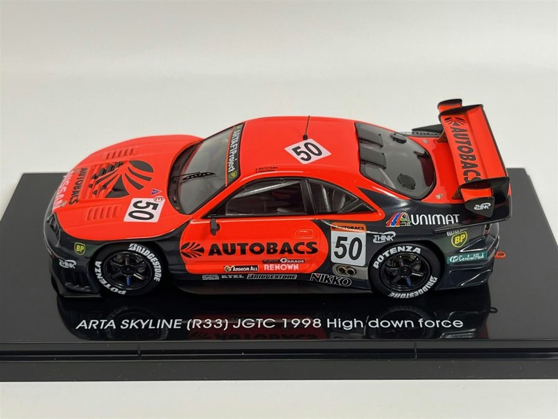 Ebbro Arta Nissan Skyline R33 JGTC 1998 High Down Force #50 1:43 Scale 44254