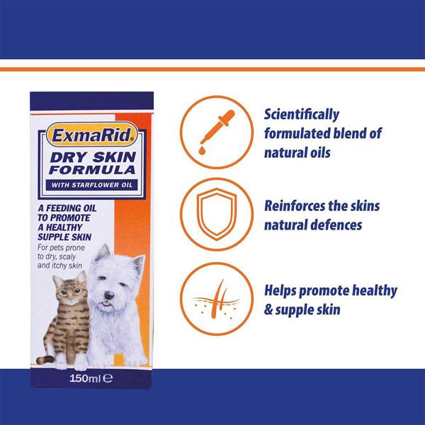 Bob Martin Exmarid Dry Skin Formula For Dogs & Cats 150ml