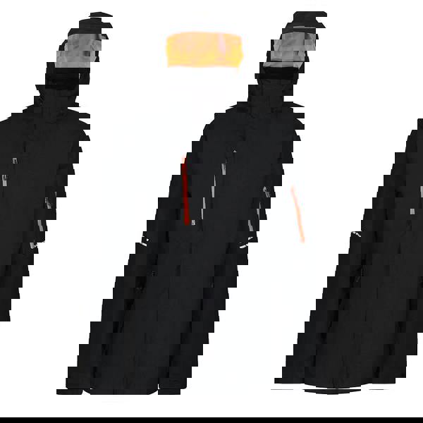 Regatta Professional Mens Softshell Jacket - Black/Magma Orange