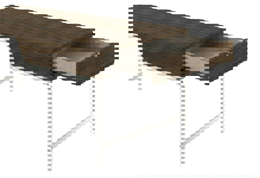 Dorel Home Webster Coffee Table with 1 Drawer in Walnut Look